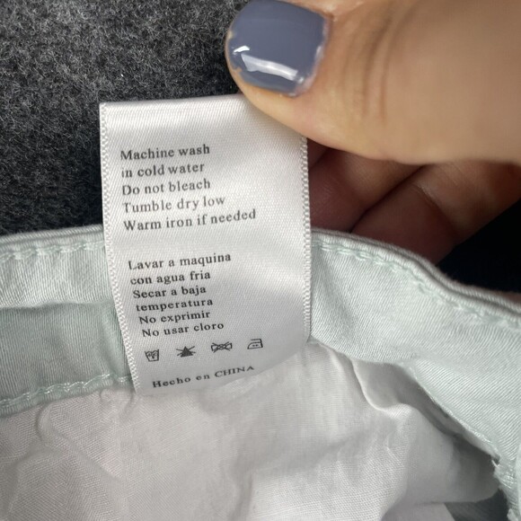 Kancan Estilo Mint Green High Rise Skinny Stretch Jeans Size 7/27 EUC - Picture 9 of 9